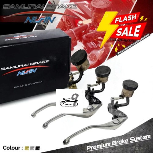 Master Rem Kanan Nissin Samurai Radial 16mm Universal Ninja Vixion Byson Rx King Firz Vario Beat Sco