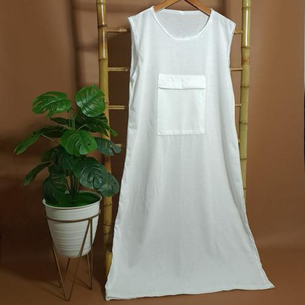 singlet gamis kantong/daleman gamis wanita/inner/daleman gamis haji/daleman gamis umroh