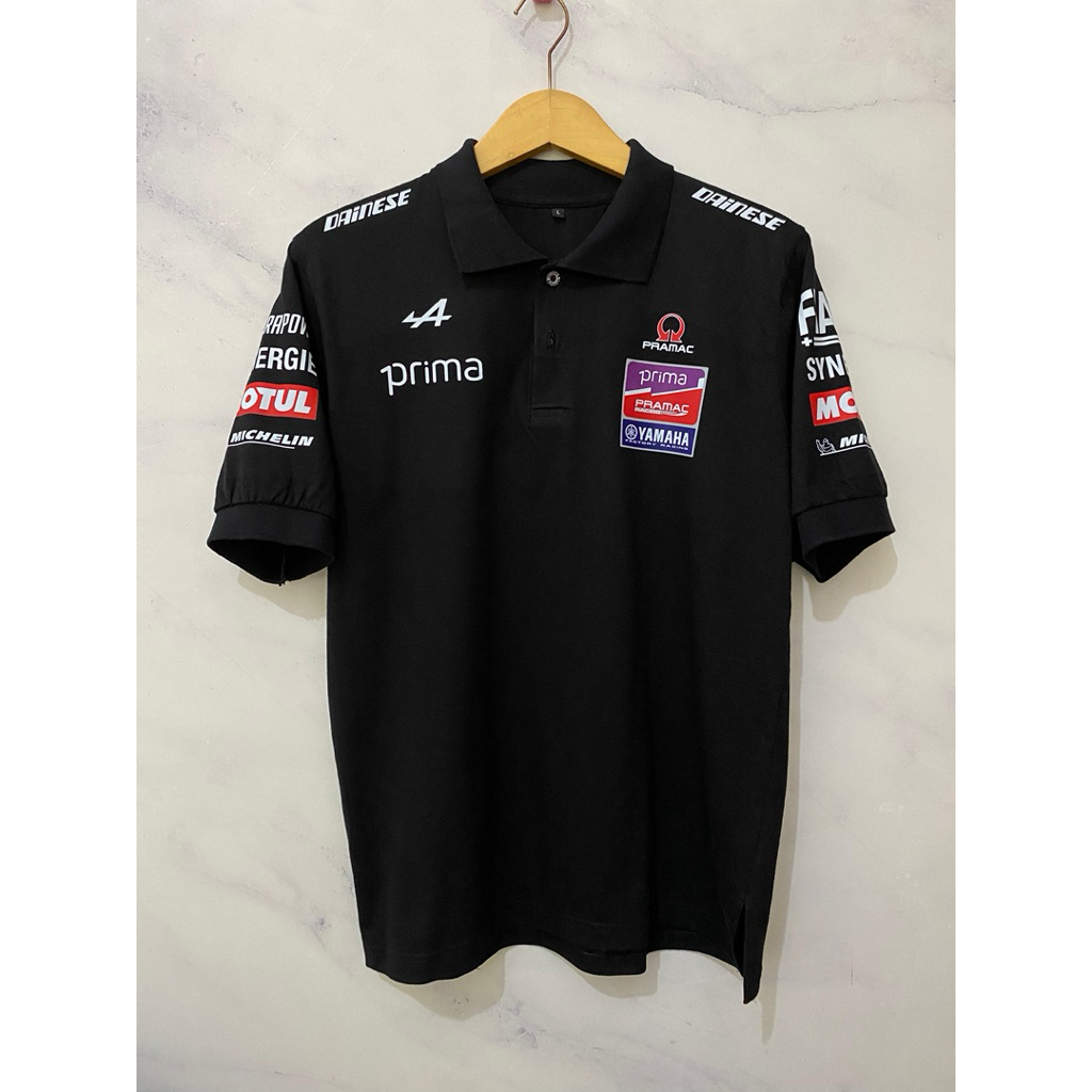 poloshirt yamaha pramac racing team kaos polo motogp toprak premium cotton combed kcs apparel