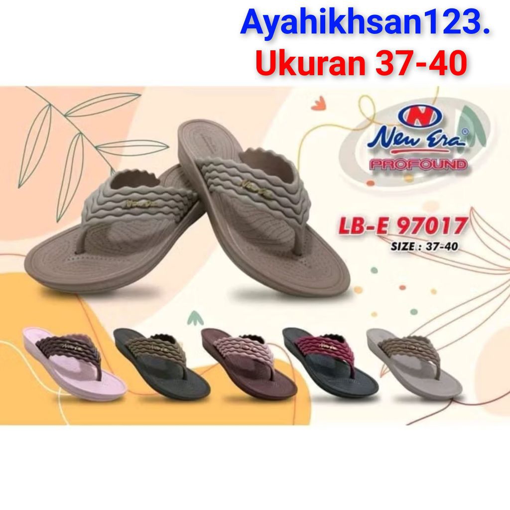 NEW ERA 97017 sandal jepit wanita/perempuan ukuran 37-40