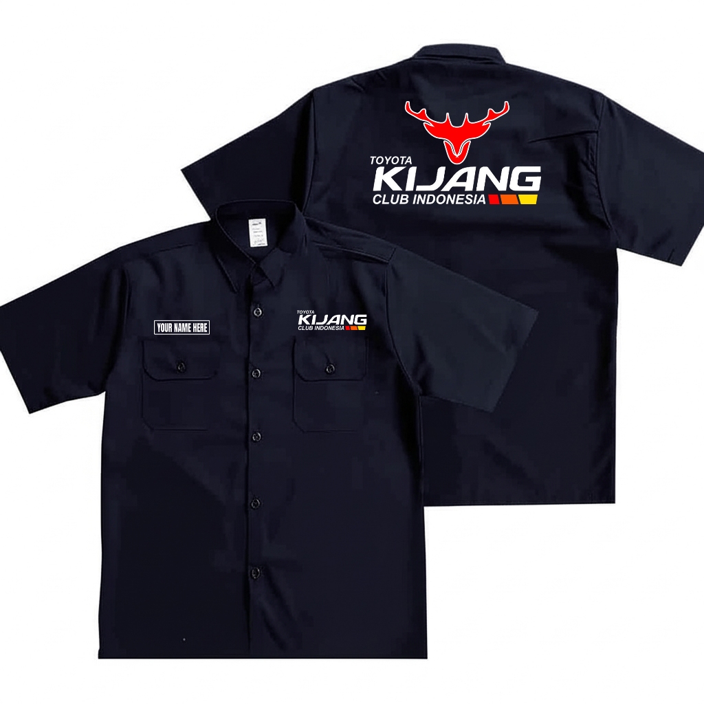 Workshirt TKCI Toyota kijang club indonesia – Baju Kemeja Merchandise  Unisex Lengan Pendek by - LKM