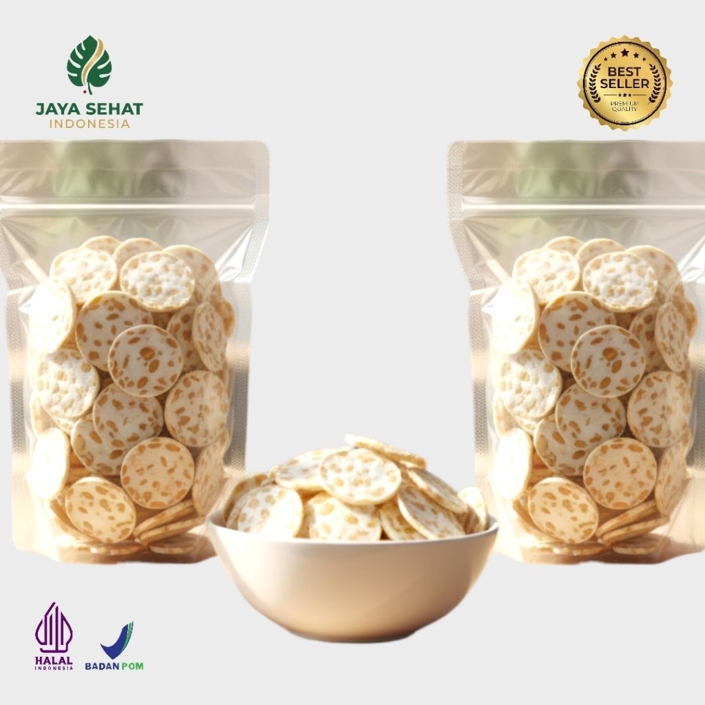Keripik Tempe Sagu Tipis Renyah 500 gram - Keripik Tempe Malang Asli Murah & Halal