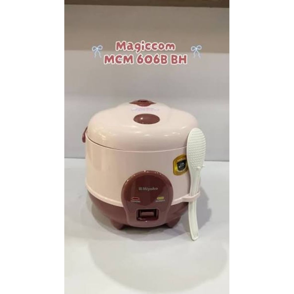 Magic Com Miyako 0,6 Liter MCM-606 B BH Rice Cooker Miyako Mcm 606b bh mcm606bh mcm606bbh