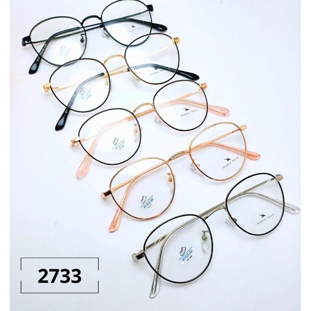 Kacamata Frame 2733 Frame Bulat unisex