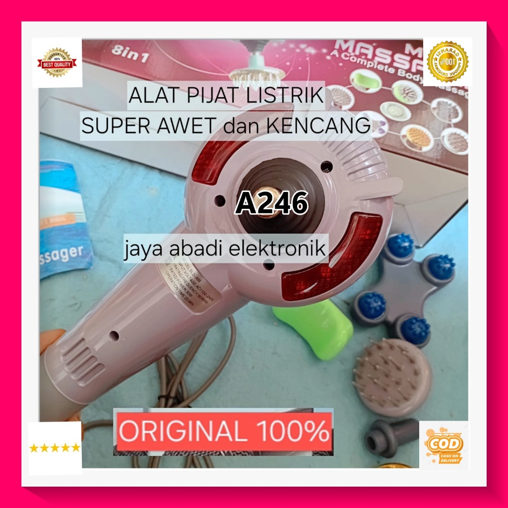 A246 ORI 100% PELANGSING PENGHANCUR LEMAK H118 MESIN MASSAGE KURUS LISTRIK ELEKTRIK TERAPI MAGIC MAS