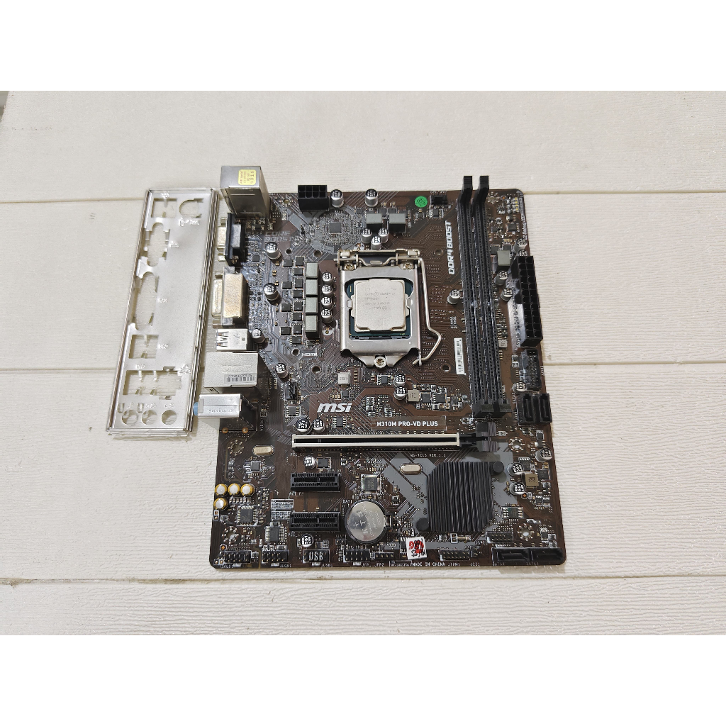 Paket motherboard H310  processor intel core i3 9100 / 9100f  LGA 1151