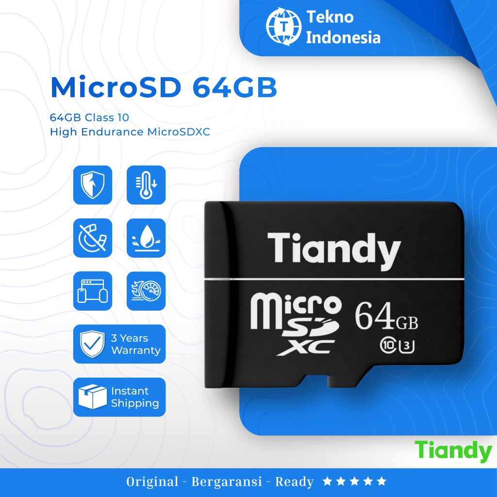 Tiandy MicroSD 64GB MicroSD 128GB MicroSD 256GB TC-P3TF Class 10 Memory Card Cctv MMC 64GB Mmc 128GB