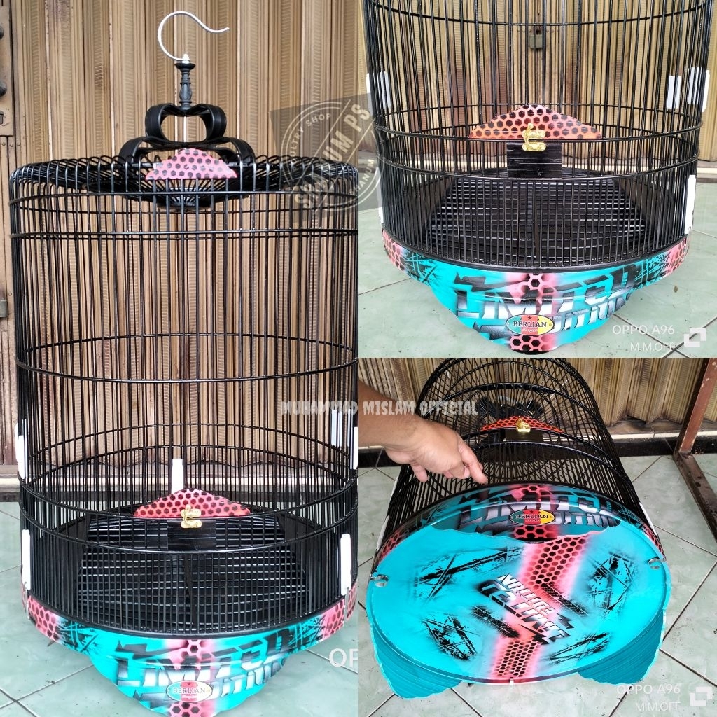 (KHUSUS KURIR INSTAN)SANGKAR BURUNG MURAI AIR BRUSH NO 2(DM 57) KANDANG BURUNG MURAI MURAH