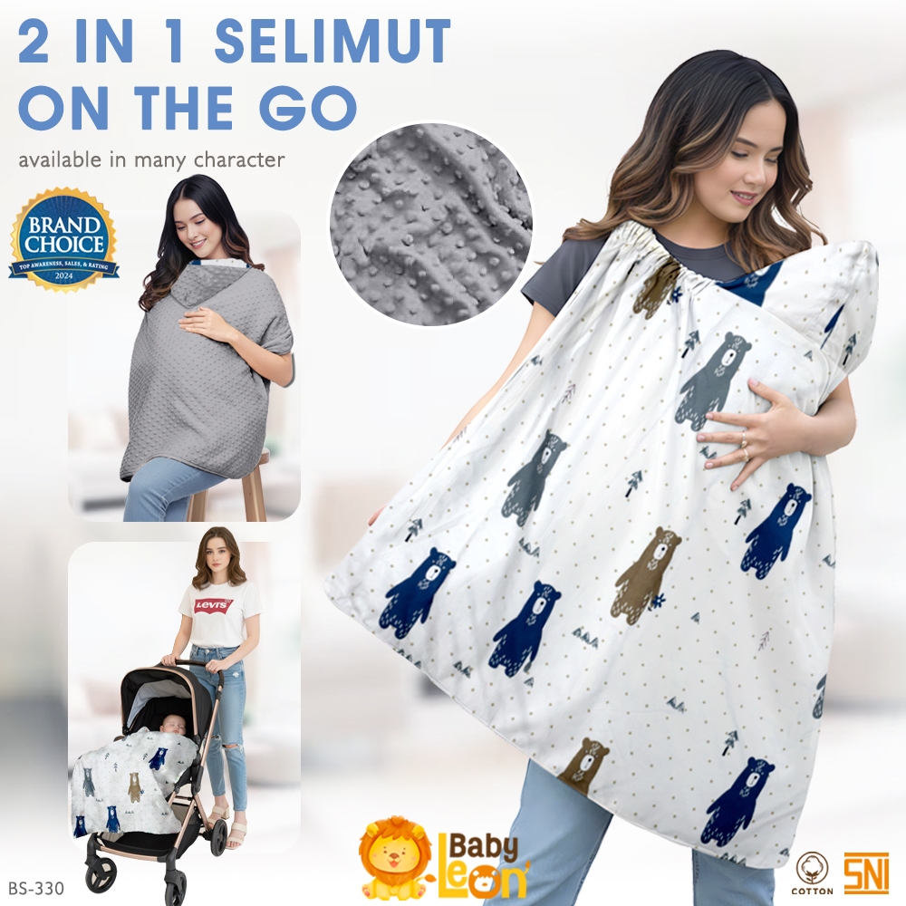 BABY LEON Selimut Bayi Multifungsi Selimut Bayi Baru Lahir Selimut Tidur Bayi Baru Lahir Alas Tidur 