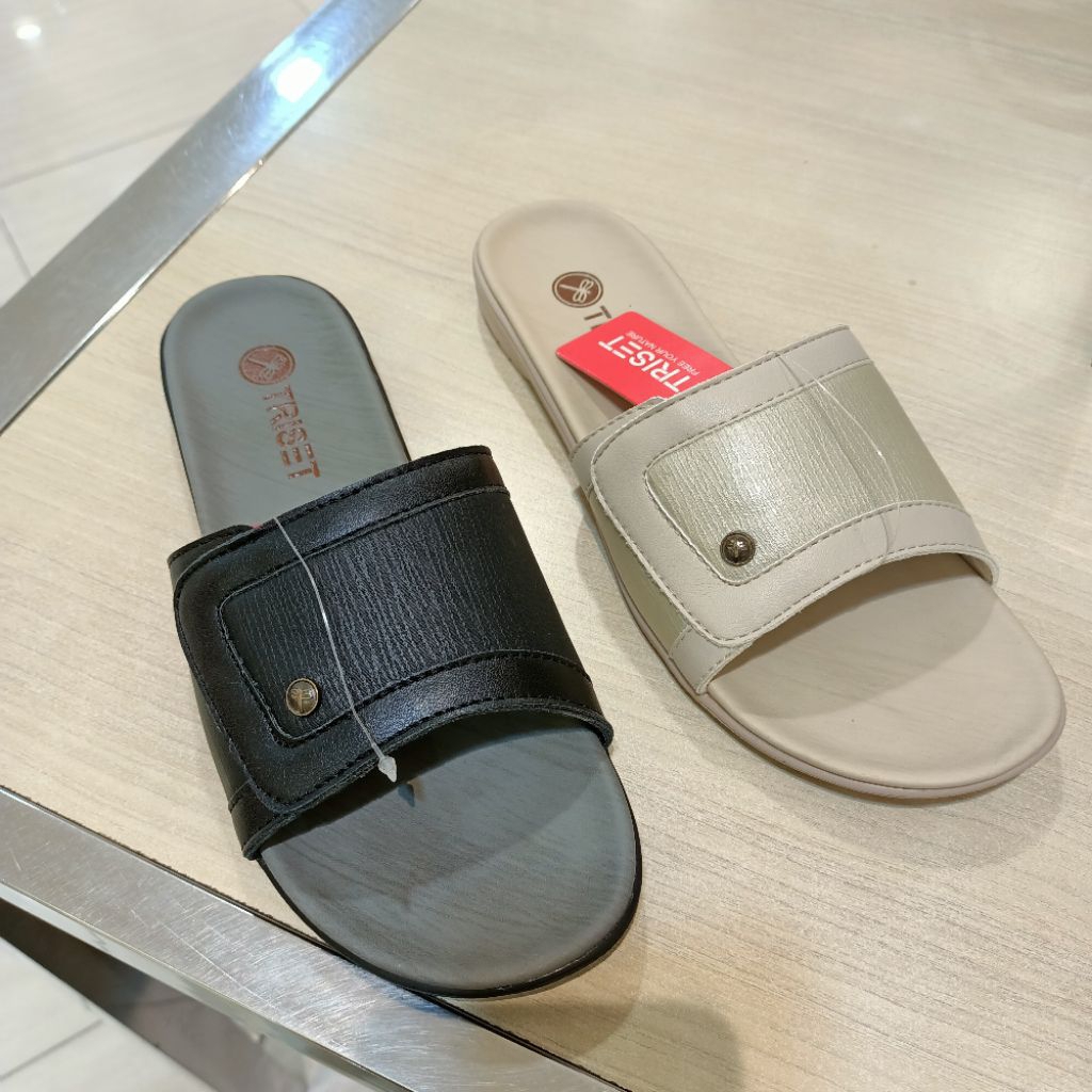 TRISET sale sandal flat sol karet wanita