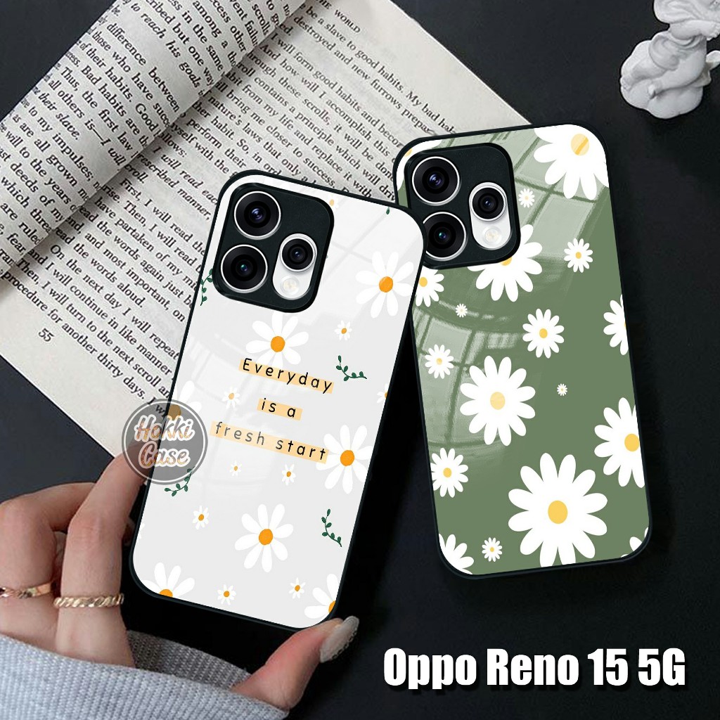 Case Oppo Reno 15 - Softcase Glass Oppo Reno 15 5G - Casing Oppo Reno 15 5G - Kesing Hp Oppo Reno 15