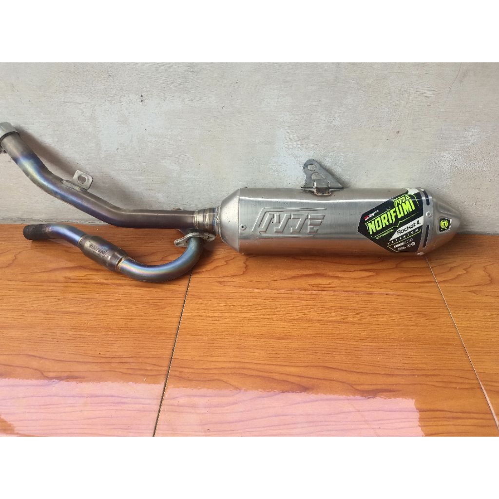 Knalpot Norifumi Roket 4 Stainles Titanium