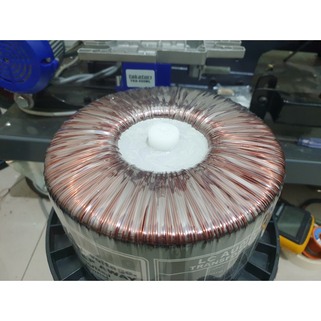 Trafo toroid 30A ct 130 full tembaga