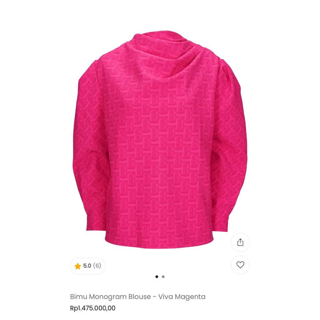 Buttonscarves Bimu Monogram Blouse