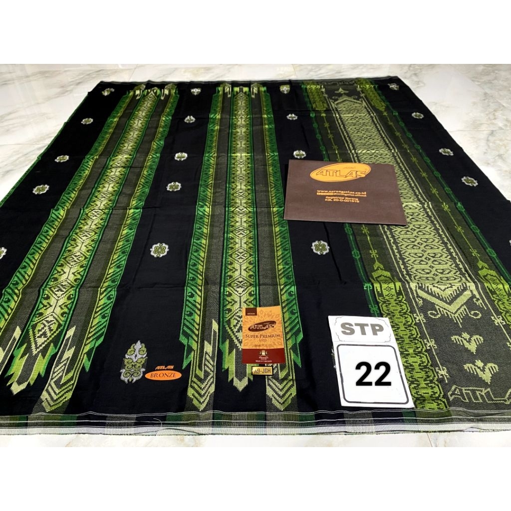 Sarung Atlas Superpremium S.970 Bronze Full Songket