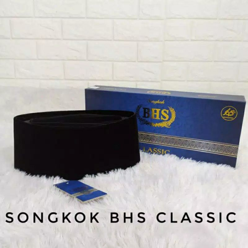 Peci BHS Premium Peci hitam polos BHS Original Classic AC