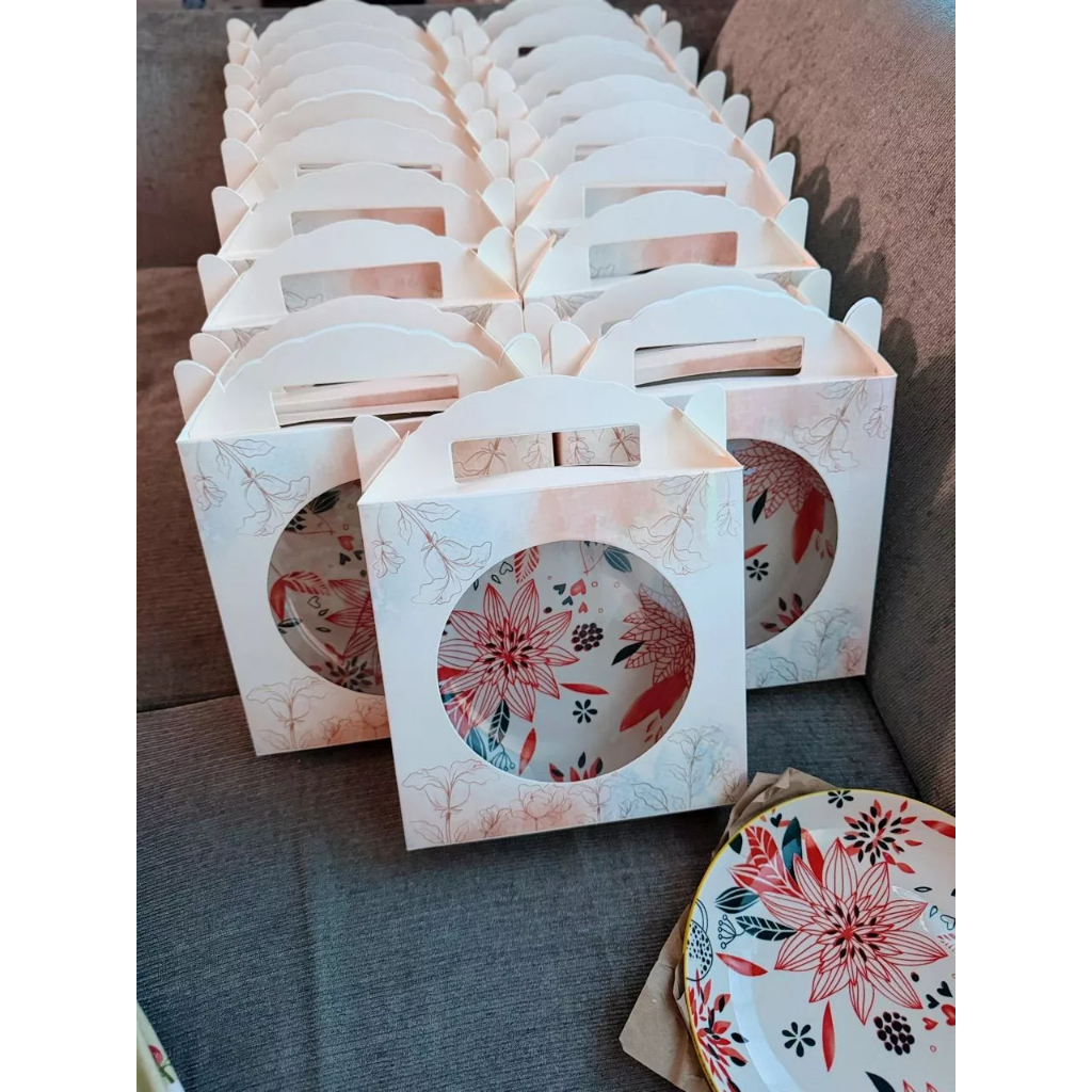 BOX KEMASAN untuk PIRING SOUVENIR