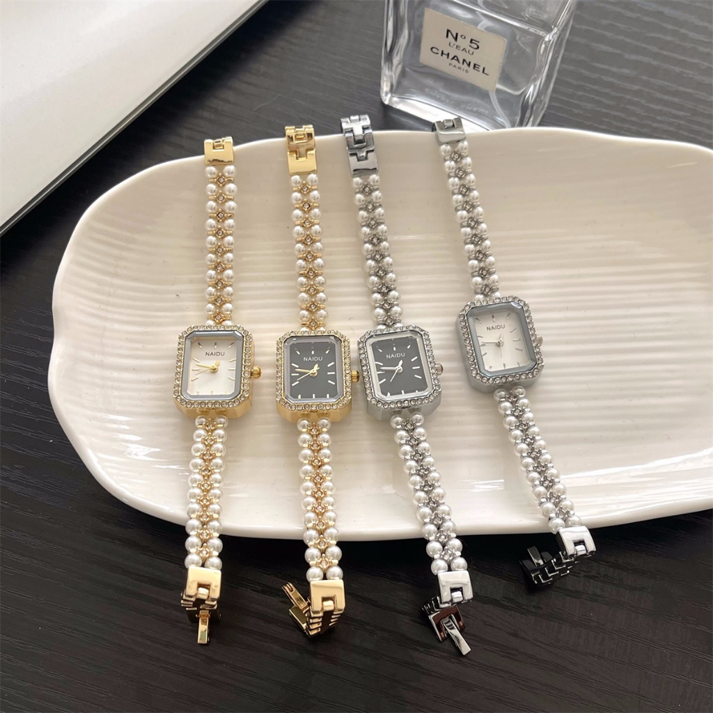 Jam Tangan Wanita Original Berlian Korean Gaya Elegan Kuarsa Jam Tangan Cewek