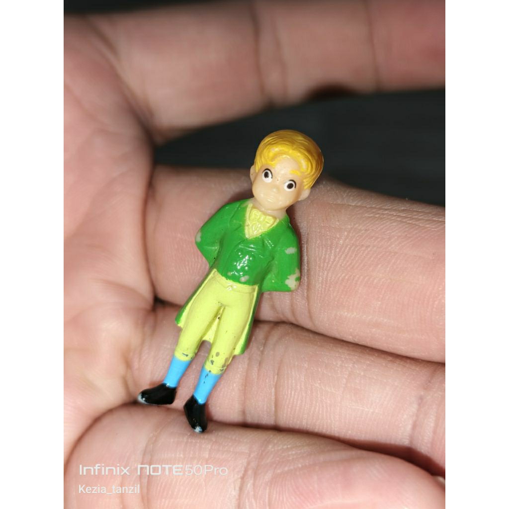 ACTION MINI FIGURE FIGUR KECIL PRINCE PANGERAN ORIGINAL BRAND SOPHIA JAMES DIORAMA MINIATUR HIJAU GR