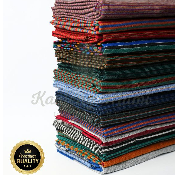 KAIN TENUN LURIK MOTIF MODERN PREMIUM (FULL COTTON) (MIN. PEMBELIAN 2M)