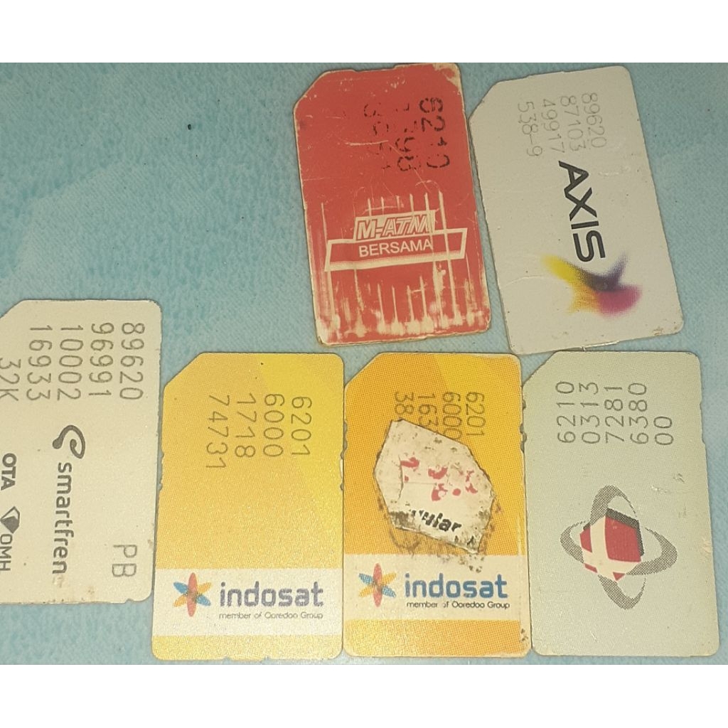 cip Sm Card Kartu Perdana Bekas