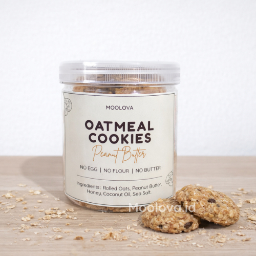 Vegan Oatmeal Peanut Butter Cookies | Hampers Kue