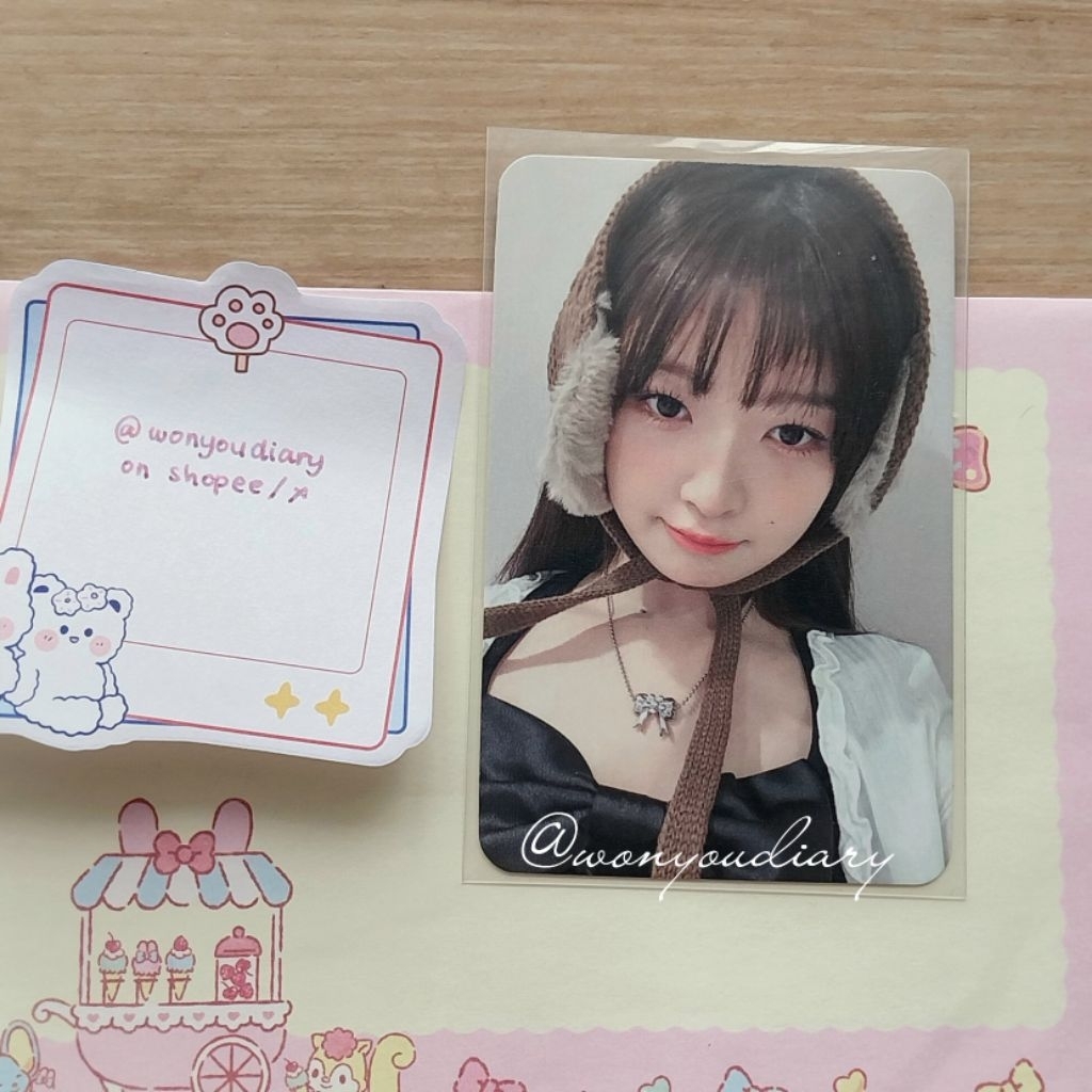 pc rei ive daejeon era mine photocard official rei soundwave daejeon fansign earmuff