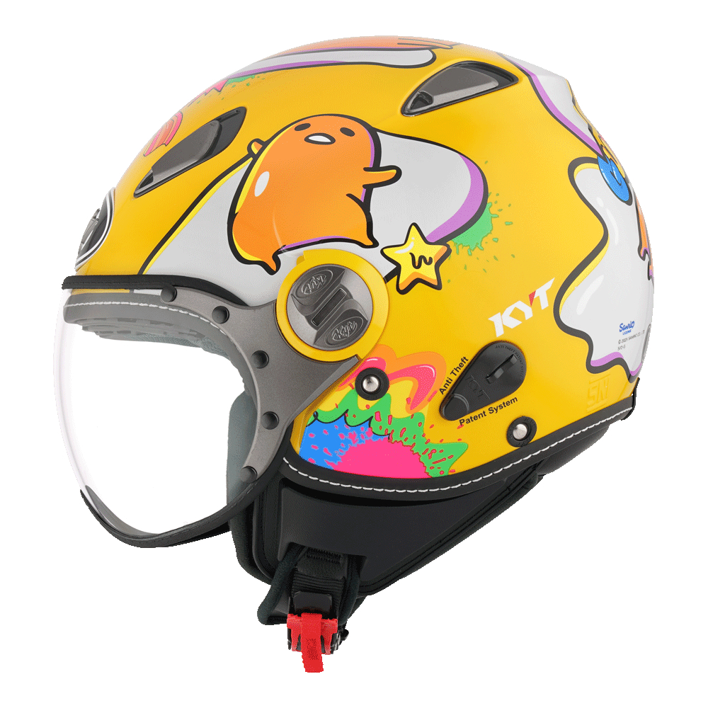 HELM KYT ELSICO SANRIO GUDETAMA #2 - YELLOW