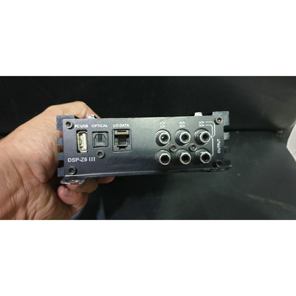 DSP processor Audio Mobil Zapco DSP Z6 III kondisi on rusak tidak keluar suara