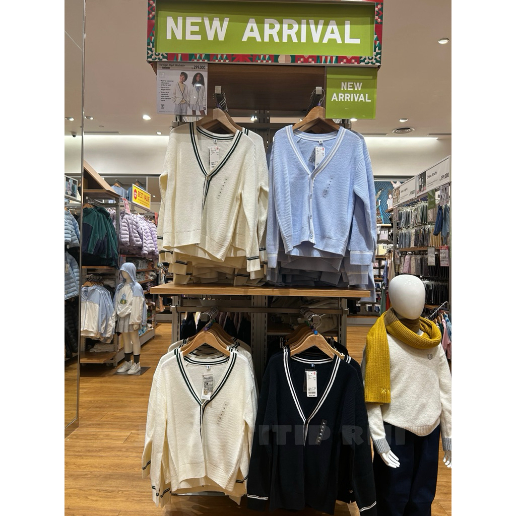 Cardigan Rajut Washable KIDS UNIQLO