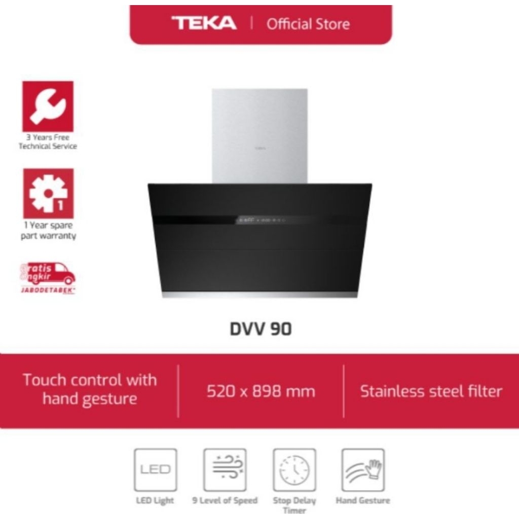 Teka Cooker Hood DVV 90 Matte