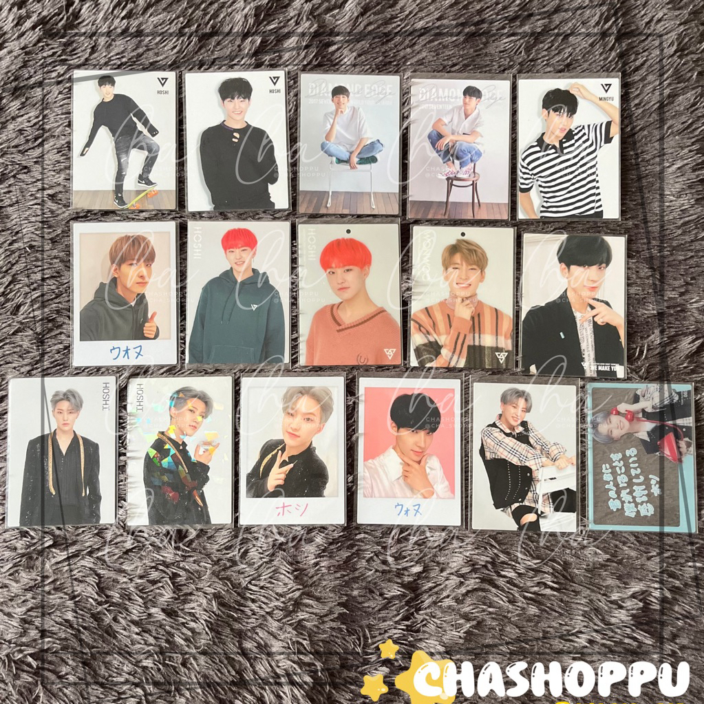 [CLEARANCE SALE] TC TRADING CARD JEPANG JAPAN HOSHI WONWOO MINGYU DE DIAMOND EDGE, JAT JAPAN ARENA T