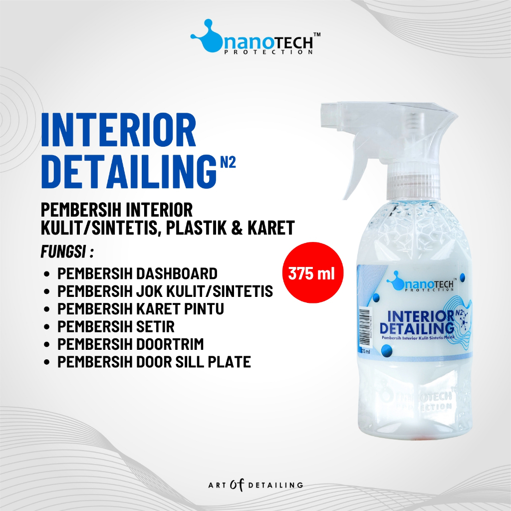 INTERIOR DETAILING - nanoTECH PROTECTION - Interior Cleaner - Pembersih Interior Mobil - Pembersih J