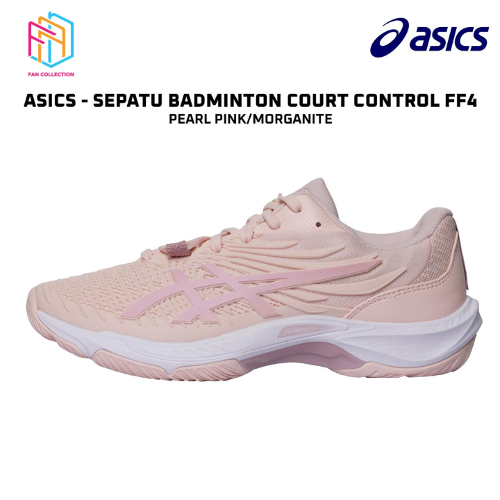 Sepatu Badminton ASICS Court Control FF4 Pearl Pink Morganite