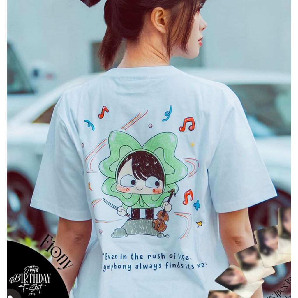 Kaos Fiony Alveria JKT48 Birthday T-Shirt JKT 48 cotton lembut