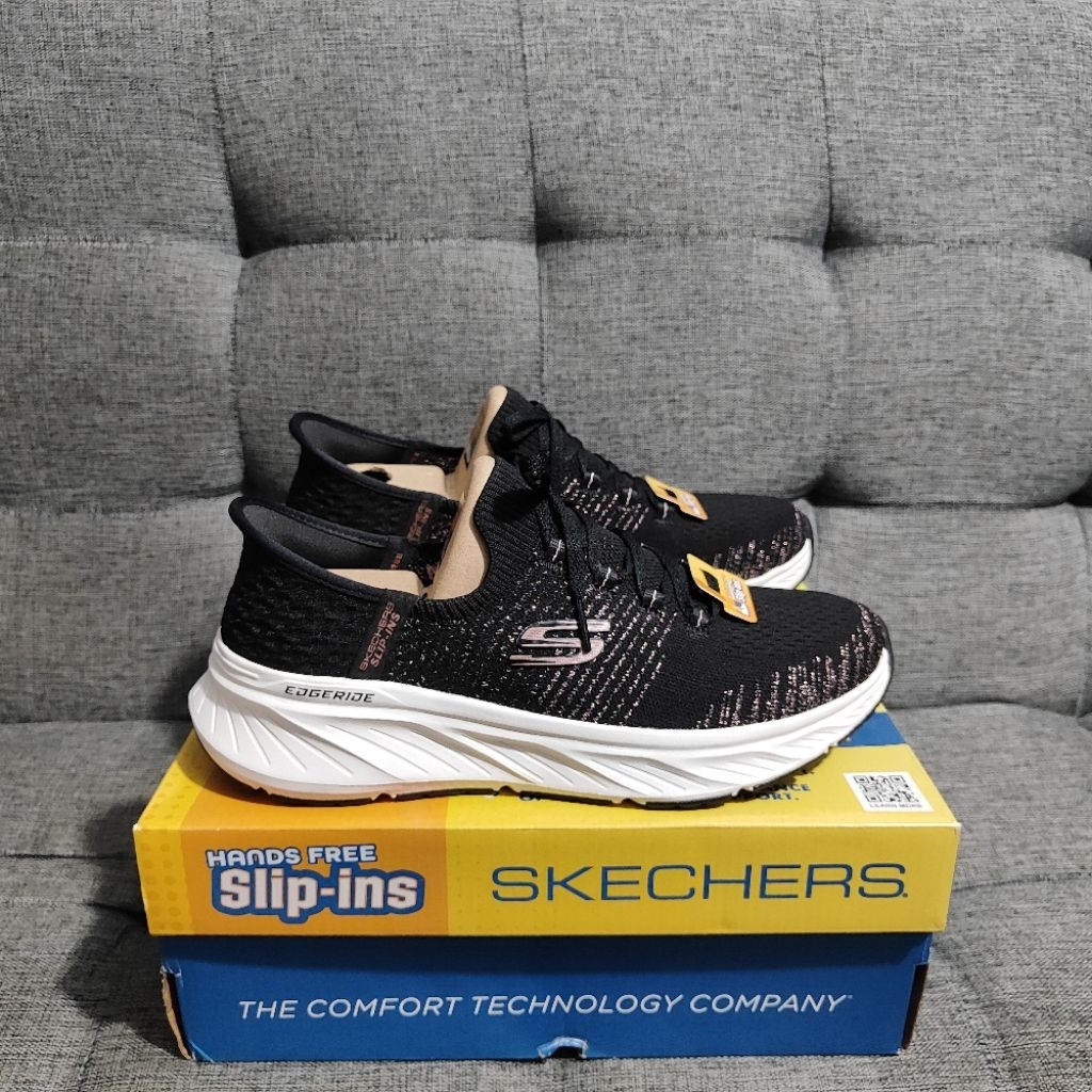 Skechers EDGERIDE STARLIGHT Women's - Black/Rose Gold [150476/BKRG]