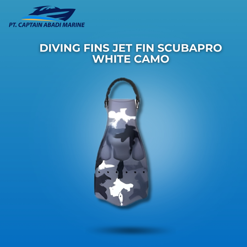 Diving fins jet fin scubapro white camo