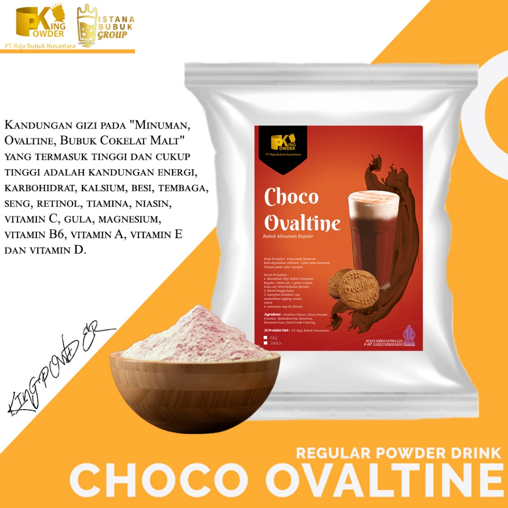 Bubuk Coklat Ovalthine 1Kg, Bubuk CHOCO OVALTHINE 1KG, Bubuk Minuman Rasa Coklat Ovalthine 1Kg