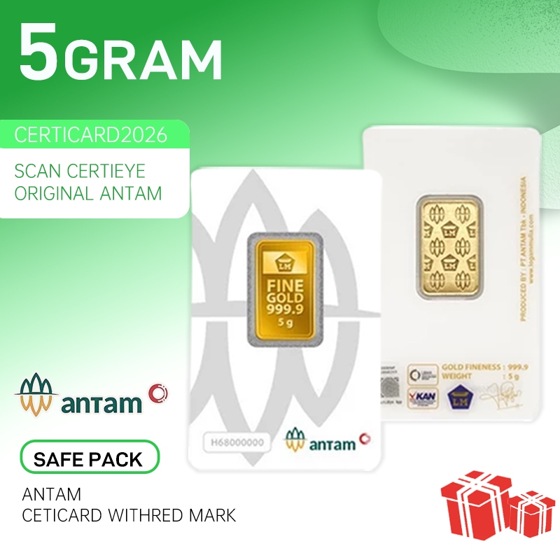 Emas LM 5 Gram Certieye ANTAM Investasi Logam Mulia5 Gram