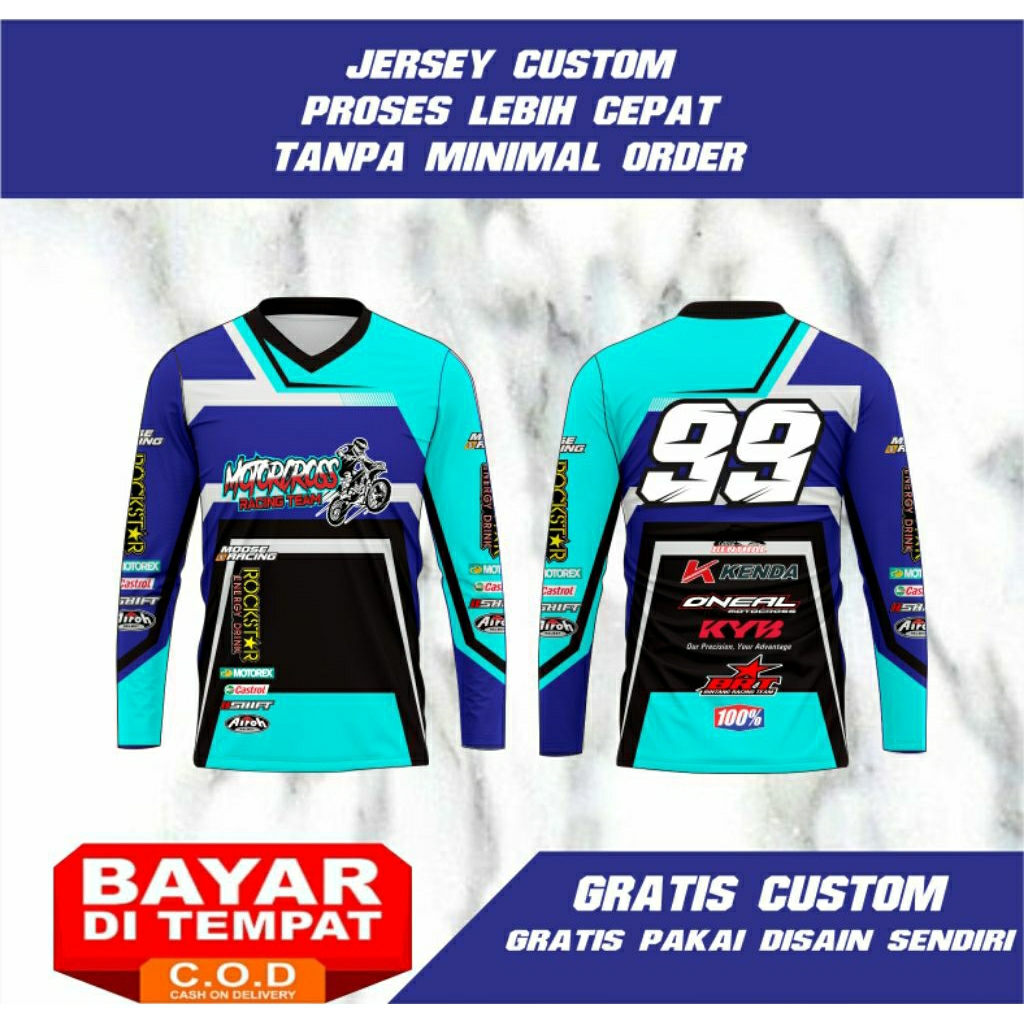 jersey motocross jersey trail custom