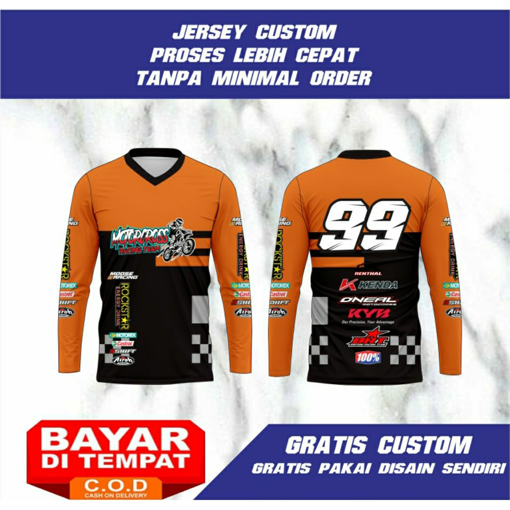 jersey motocross jersey trail custom