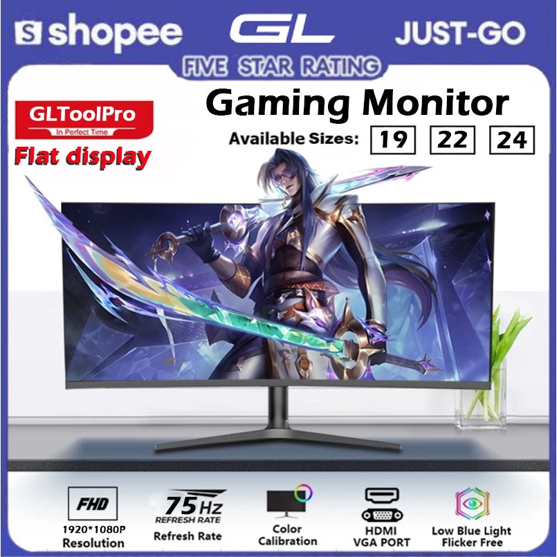 Monitor 24 inch Gaming Monitor pc Monitor gaming Full HD IPS New Monitor With HDMI