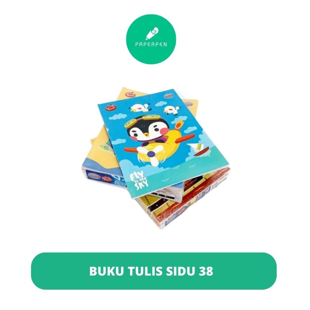 SIDU Buku Tulis 38 Lembar 58 Lembar Buku Tulis Sidu Bergaris 1 Pak