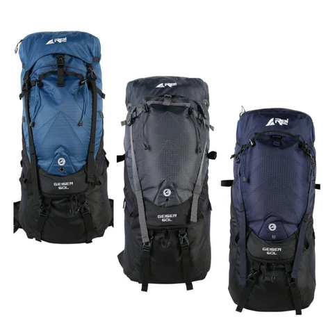 Carrier Original Arei Geiser 60L Dapat Raincover