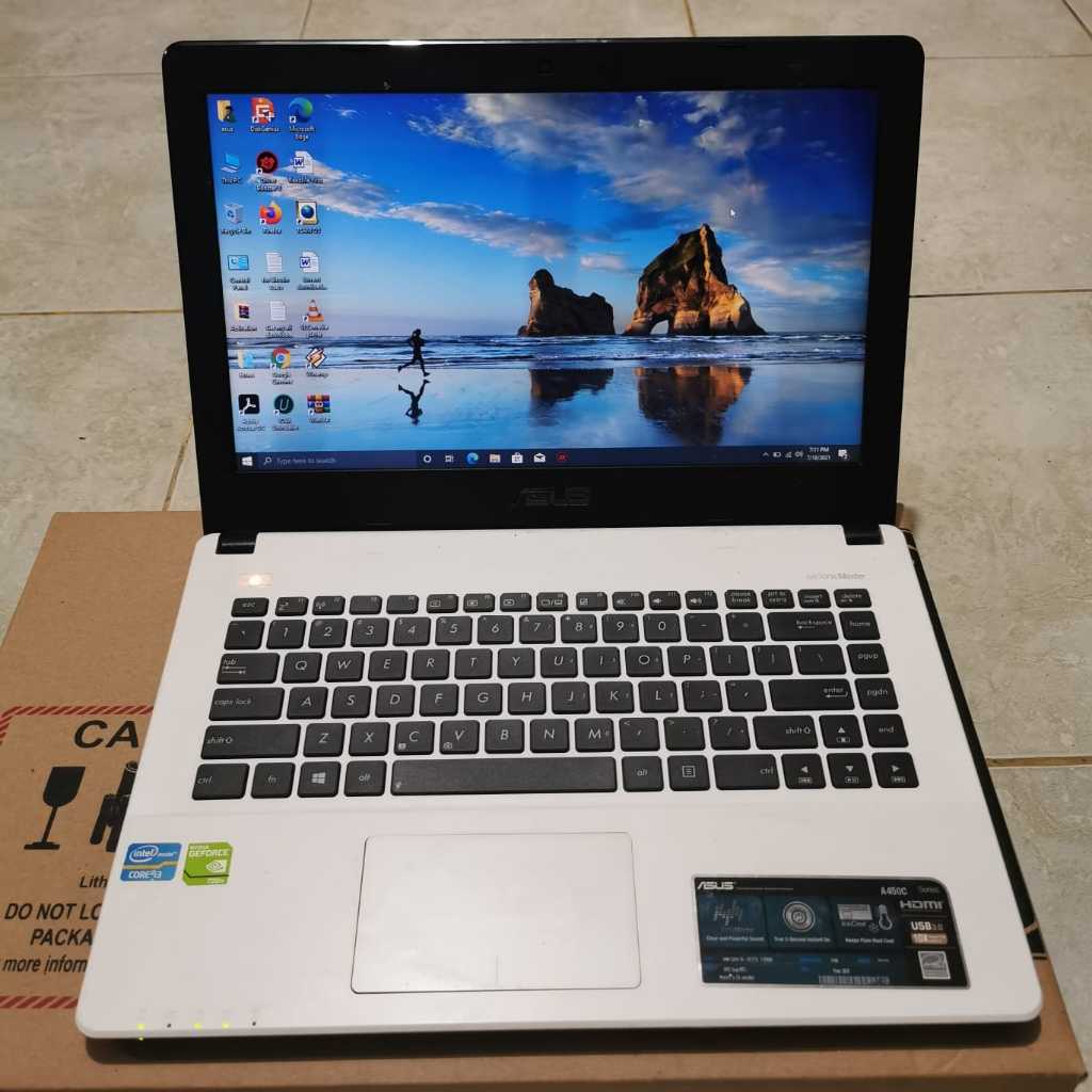Laptop Asus X450CC, Intel Core i3 - 3217U, 4/500Gb, #Vga, White