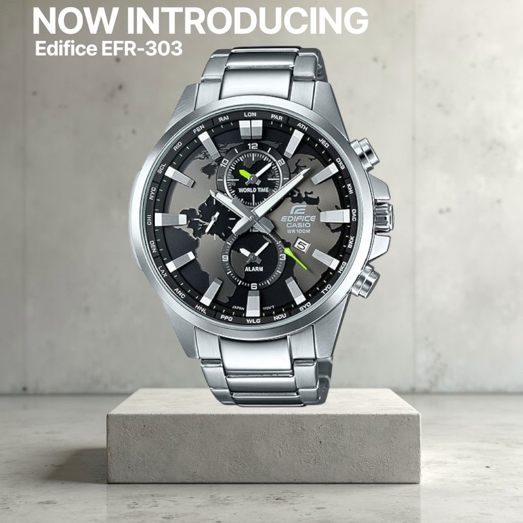 Jam Tangan Pria Merk Casio Edifice Type : EFR 303