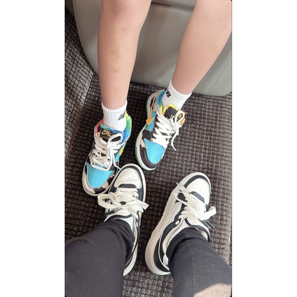 Star* Sepatu Nike SB Dunk low x ben & Jerry ChunkyDunky