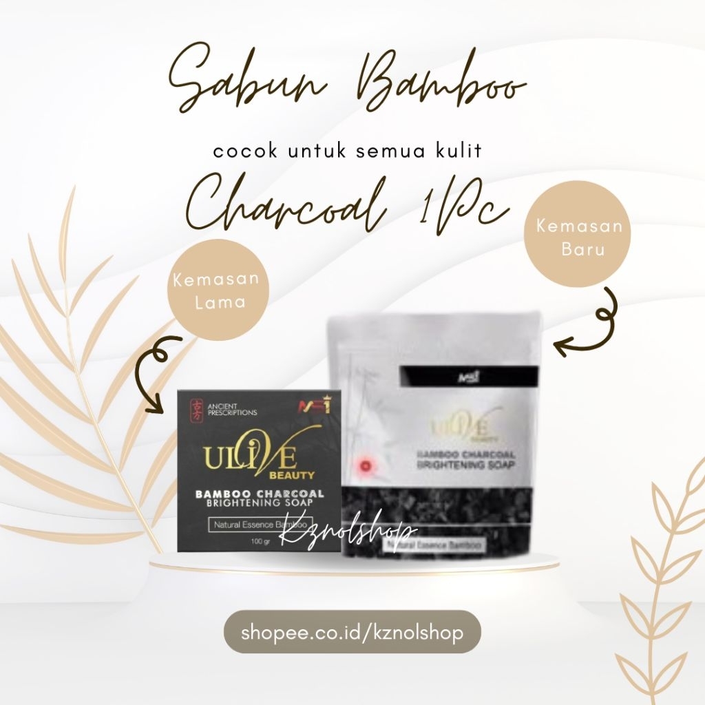 Sabun Bamboo Charcoal MSI Sabun Arang Bamboo ORIGINAL ASLI 100gr