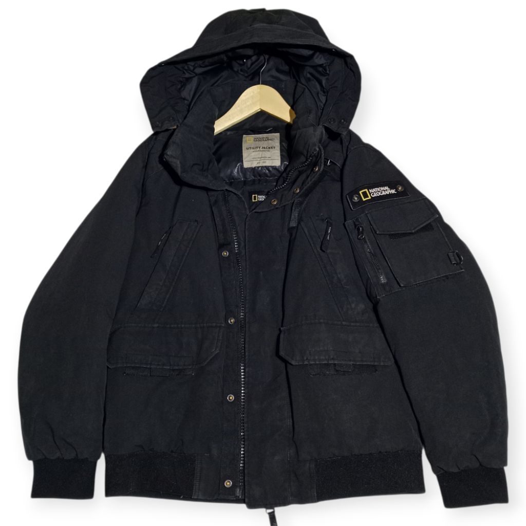 National Geographic Utility Jacket Gorpcore Multy Pocket - Adventure Heritage Bulu Angsa ( Original 