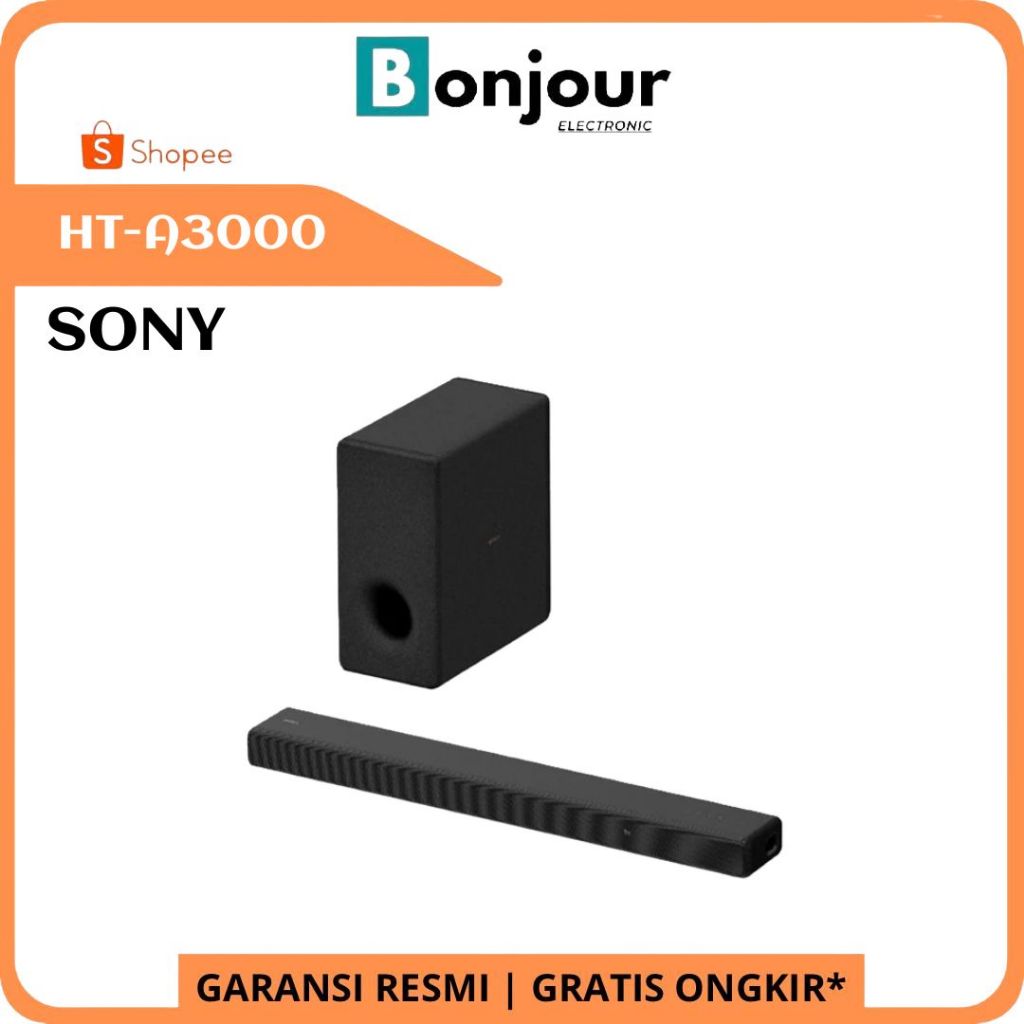 Soundbar Sony HT-A3000 Dolby Atmos 3.1ch w/ Wireless Subwoofer Sony HT A3000 HTA3000